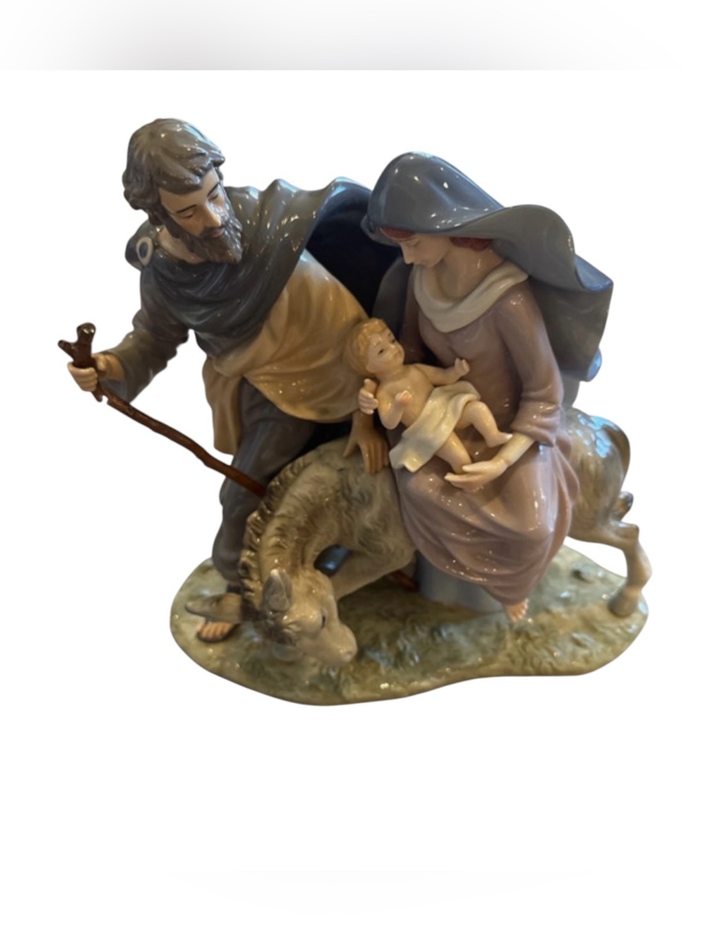 Classic treasures porcelain mary Joseph and baby Jesus figure Christmas
